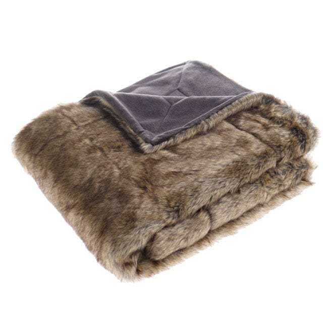 Plaid en Fausse Fourrure Luxe 125x150 cm