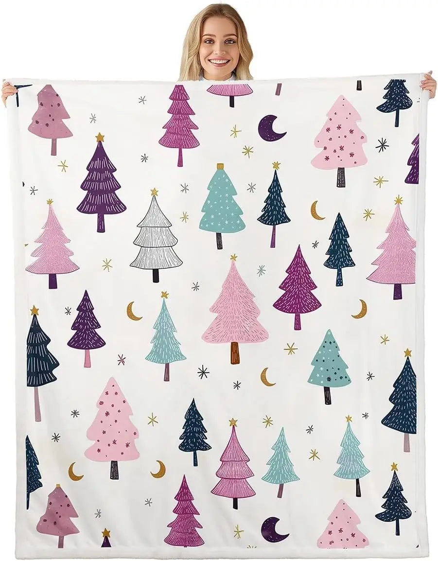 Plaid Noël Forêt Enchantée Léa