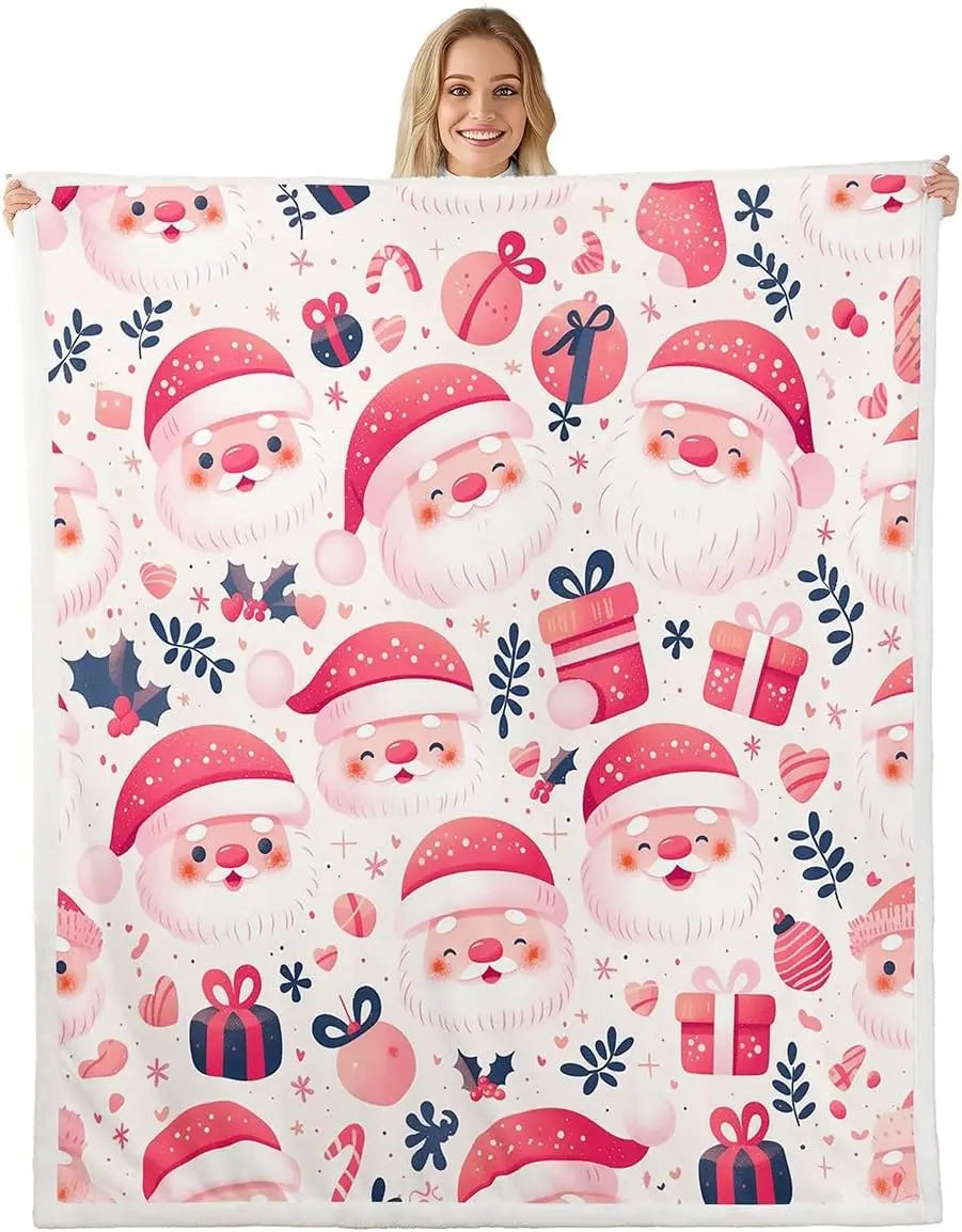 Plaid Noël Barbe Enneigée
