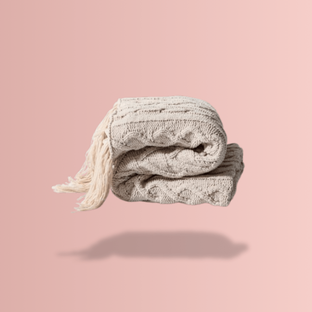 Plaid Lainée Chic Beige / 120x150 cm