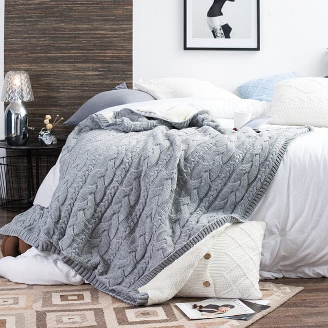 Plaid Plush Gris Gris / 100x125 cm
