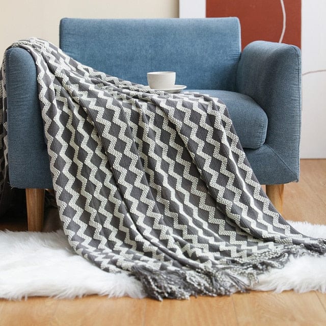 Plaid Danois Gris Deluxe Gris / 125x170 cm