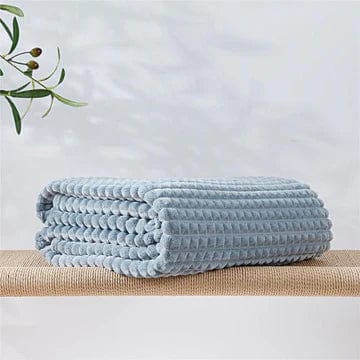 Plaid Polaire pour Canapé - Anthracite Luxe Gris / 130x150 cm