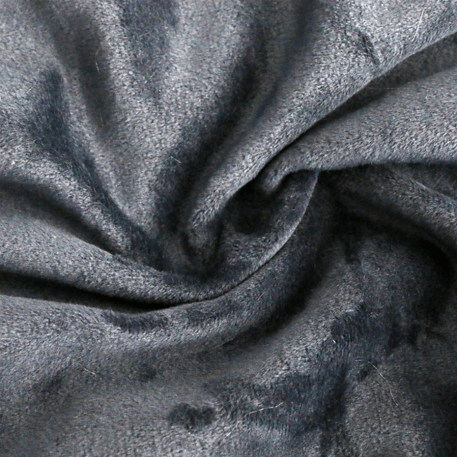 Plaid en Fausse Fourrure Dégradé Gris