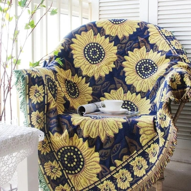 Plaid Ethnique Fleurs - Collection Exotique