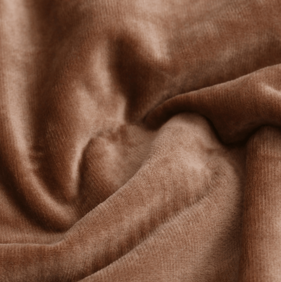 Plaid Luxe en Fausse Fourrure Dégradé Marron