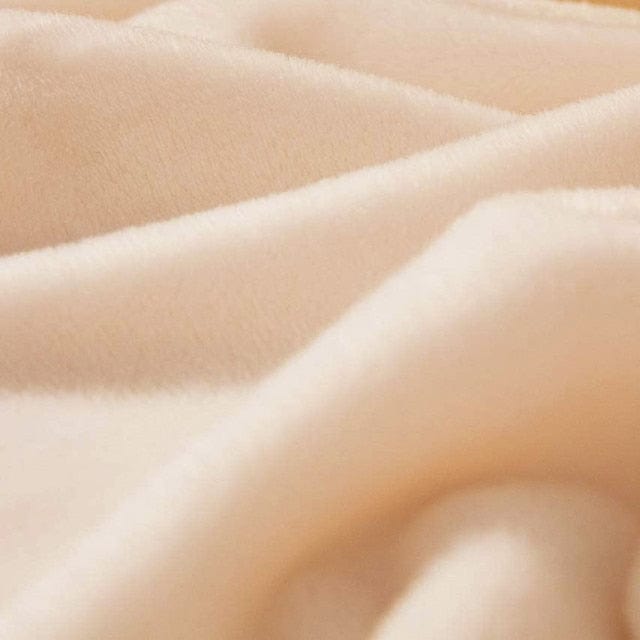 Plaid Polaire Beige ComfortLux