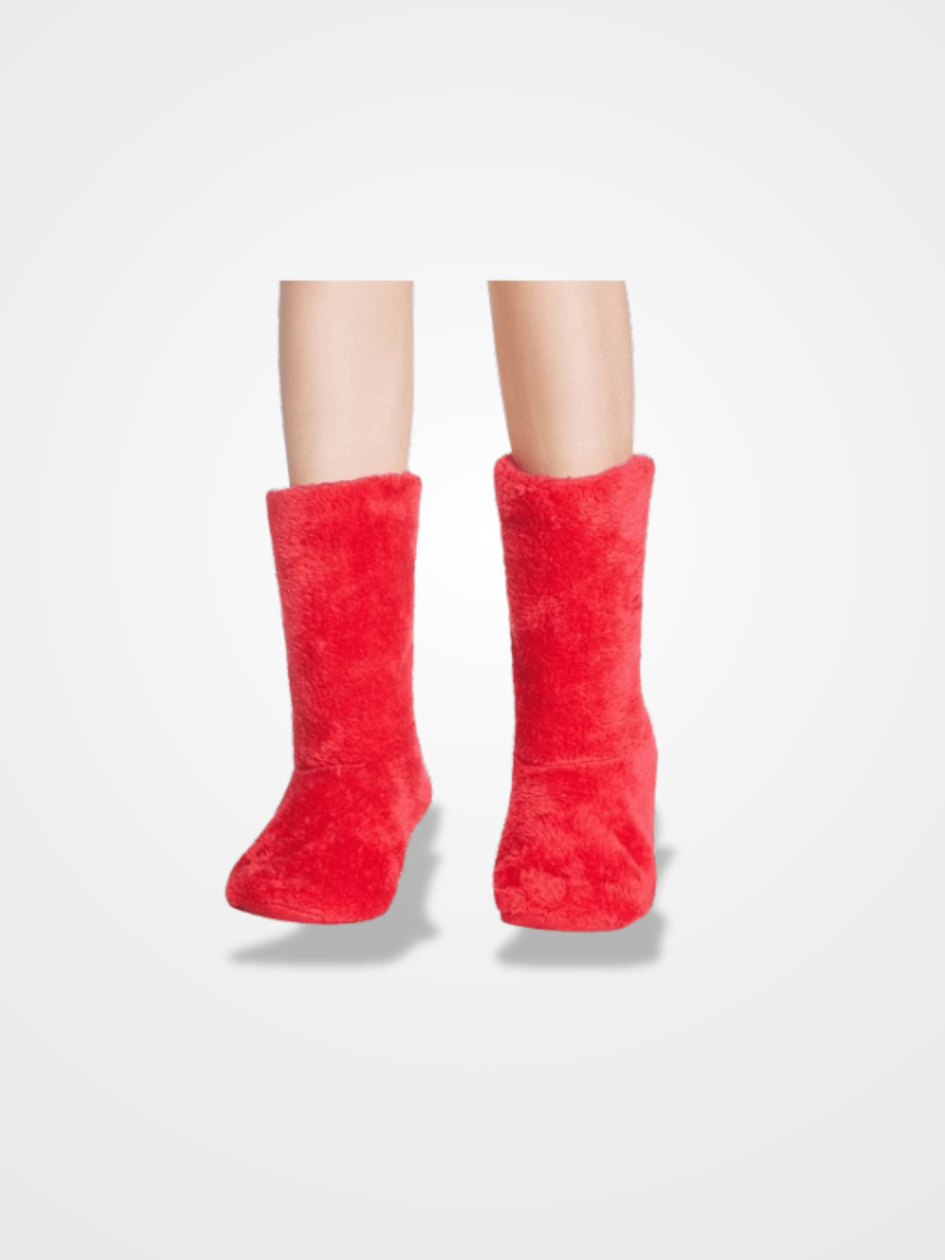 Chausson Chaussette Femme Soleil Douillet Rouge / 34