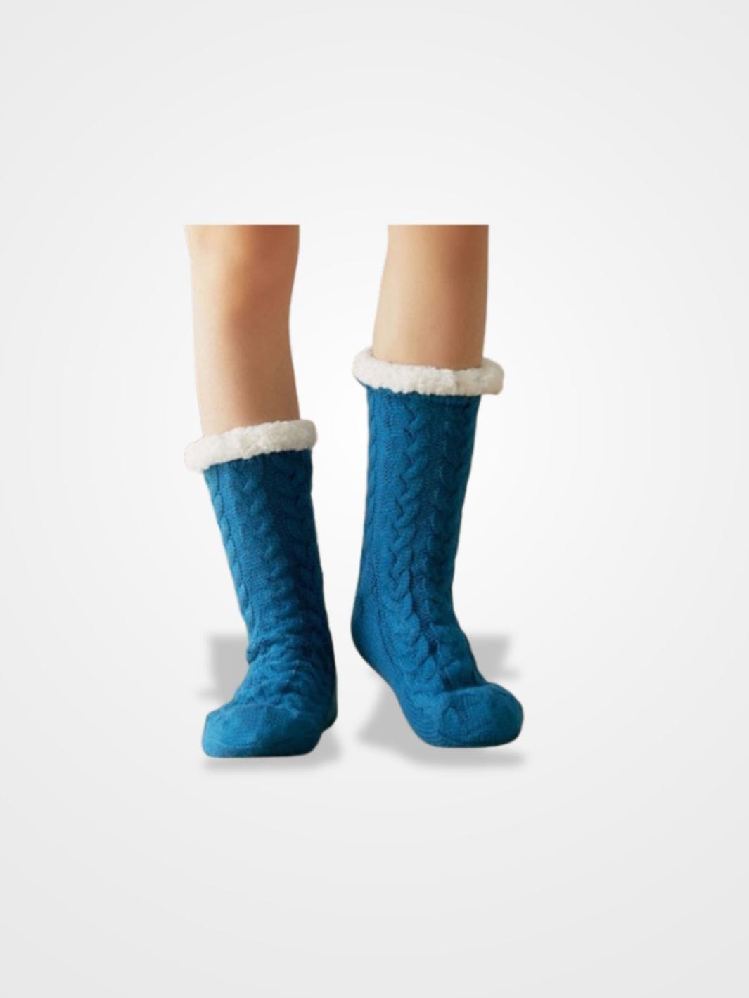 Chausson Chaussette Femme Bleu - Élégance et Confort Taille Unique / Bleu