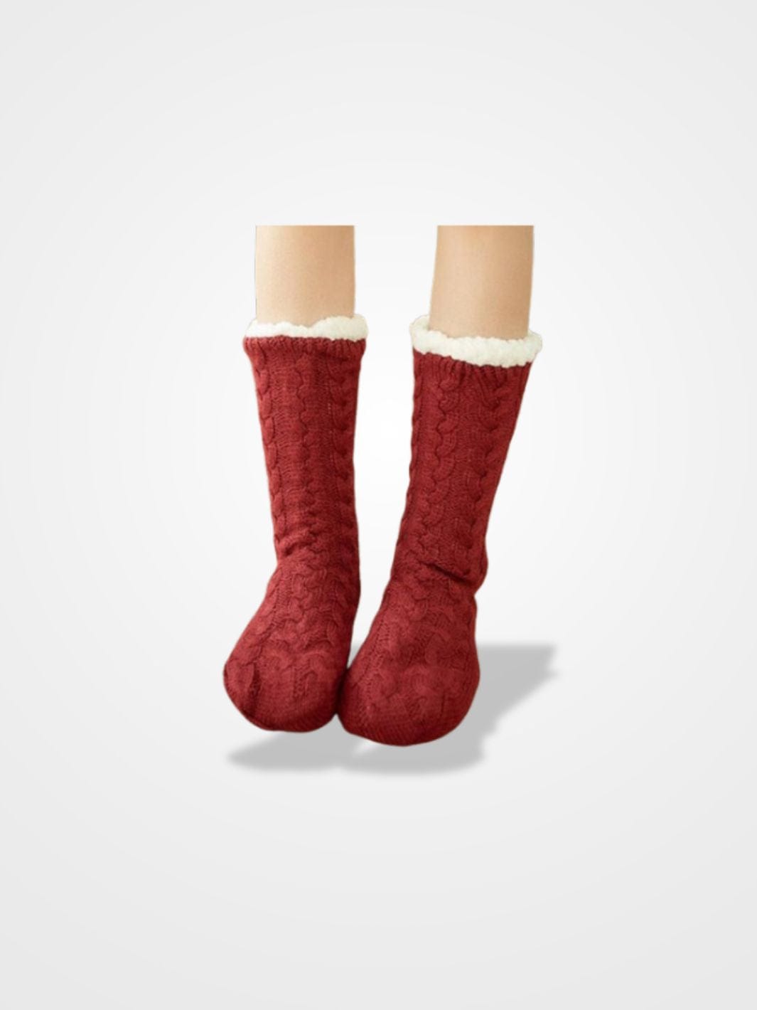 Chausson Chaussette Femme Bordeaux - Élégance Assurée Taille Unique / Bordeaux