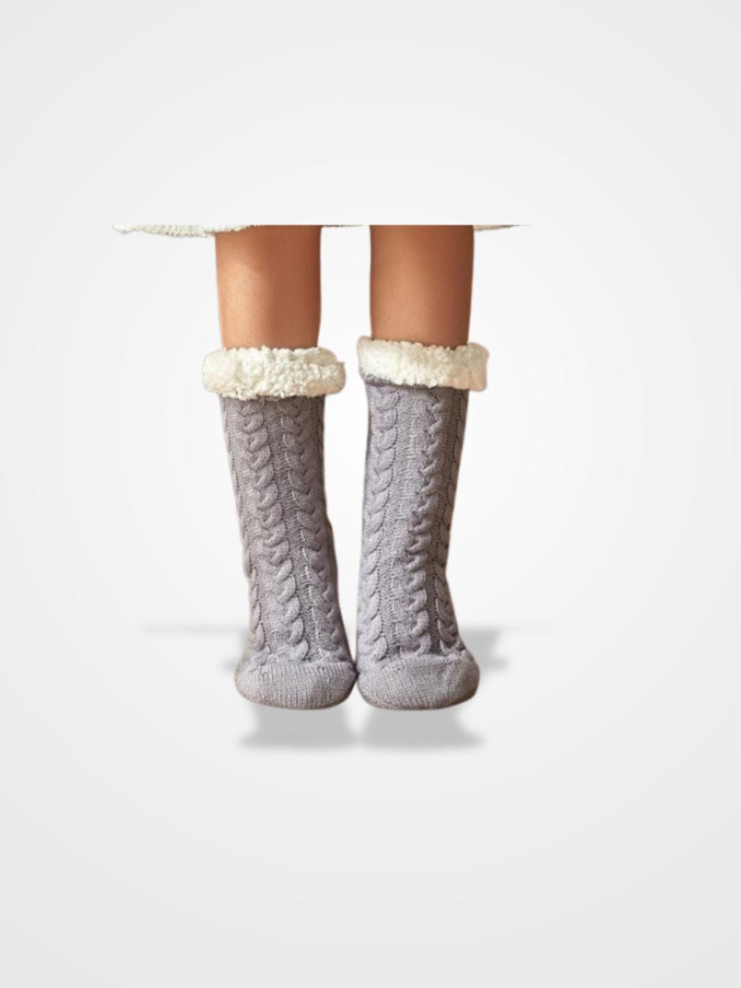 Chausson Chaussette Femme - Gris Souris Velvet Taille Unique / Gris Souris
