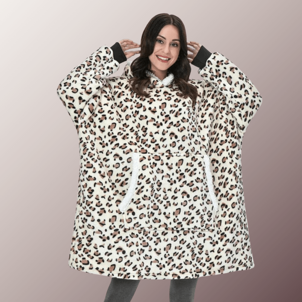 Pull Plaid Léopard Femme Wild Chic Taille Unique / Léopard