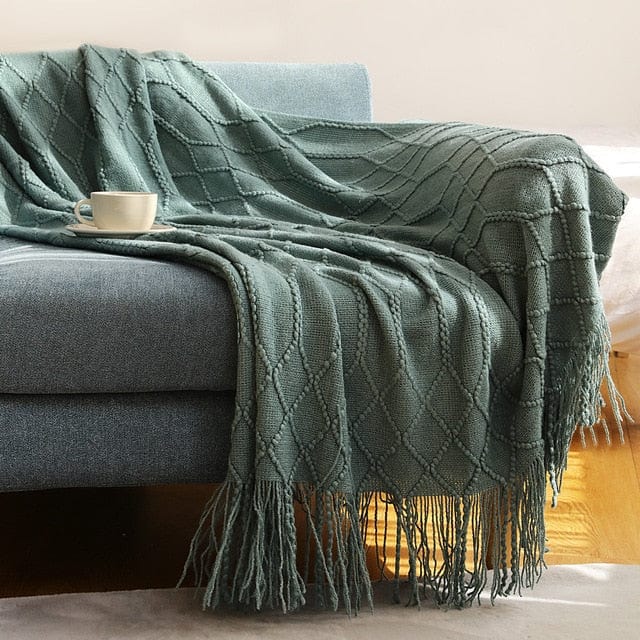 Plaid Nordik Vert Vert / 125x170 cm