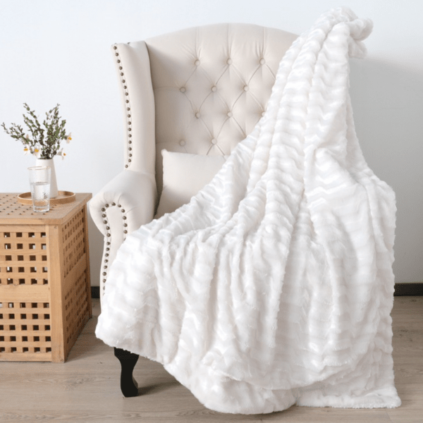 Plaid Hiver Bouclé Ours Polaire  150x125 cm
