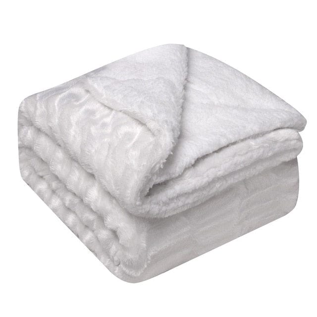 Plaid Hiver Bouclé Ours Polaire  150x125 cm