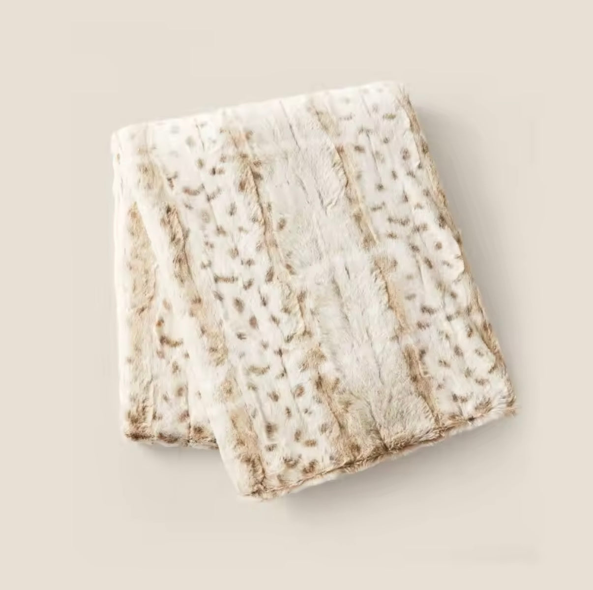 Plaid Fausse Fourrure | Lynx Tacheté