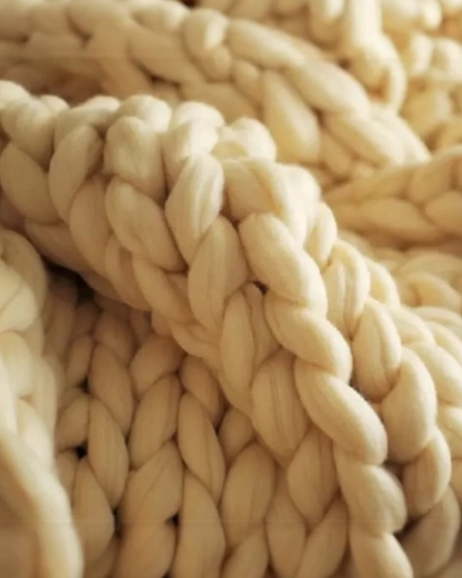 Plaid Grosse Maille Yellow Brize