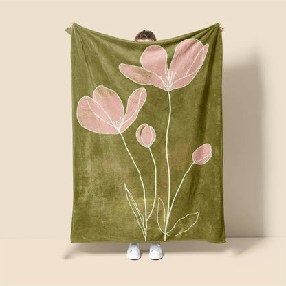Plaid Perso Cosmos Fleuris