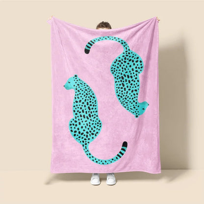 Plaid Perso Félin Nocturne