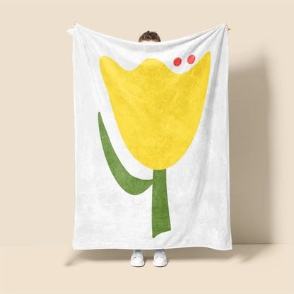 Plaid Perso Explosion de Roses