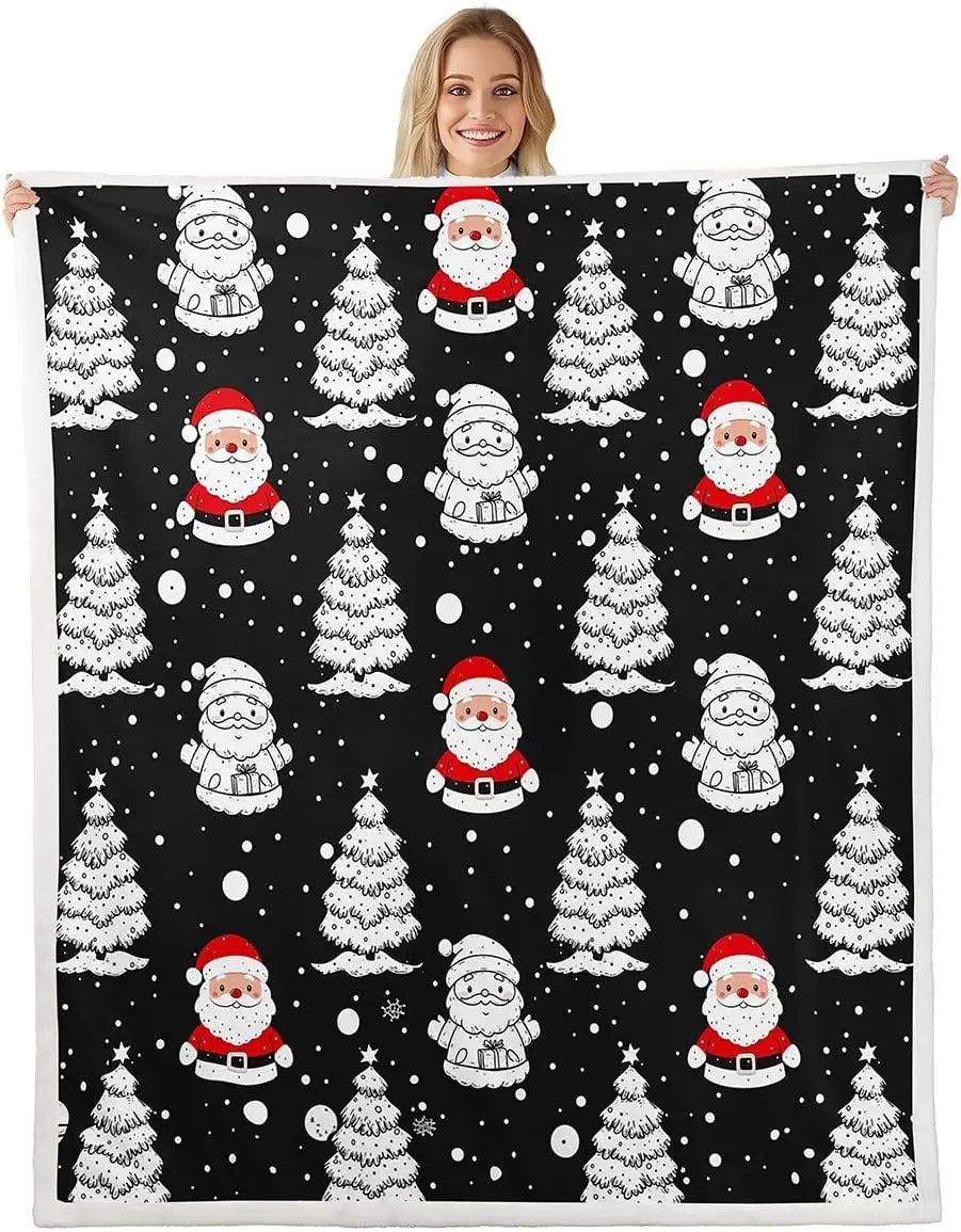 Plaid Noël Père Noël Cocooning