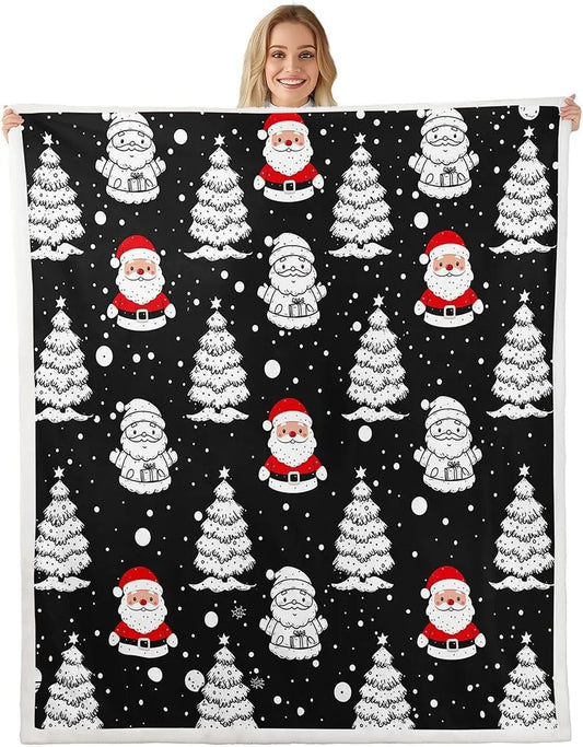 Plaid Noël Père Noël Cocooning