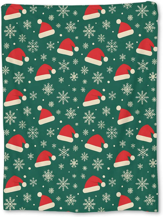 Plaid Noël Bonnet Cloud de Noël Festif