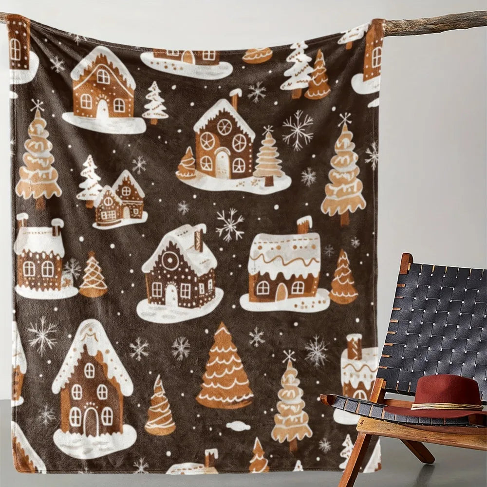 Plaid Noël Biscuit de Noël Festif