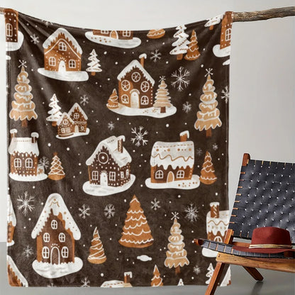 Plaid Noël Biscuit de Noël Festif