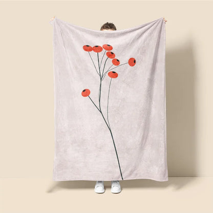 Plaid Perso Fleurs Vivid