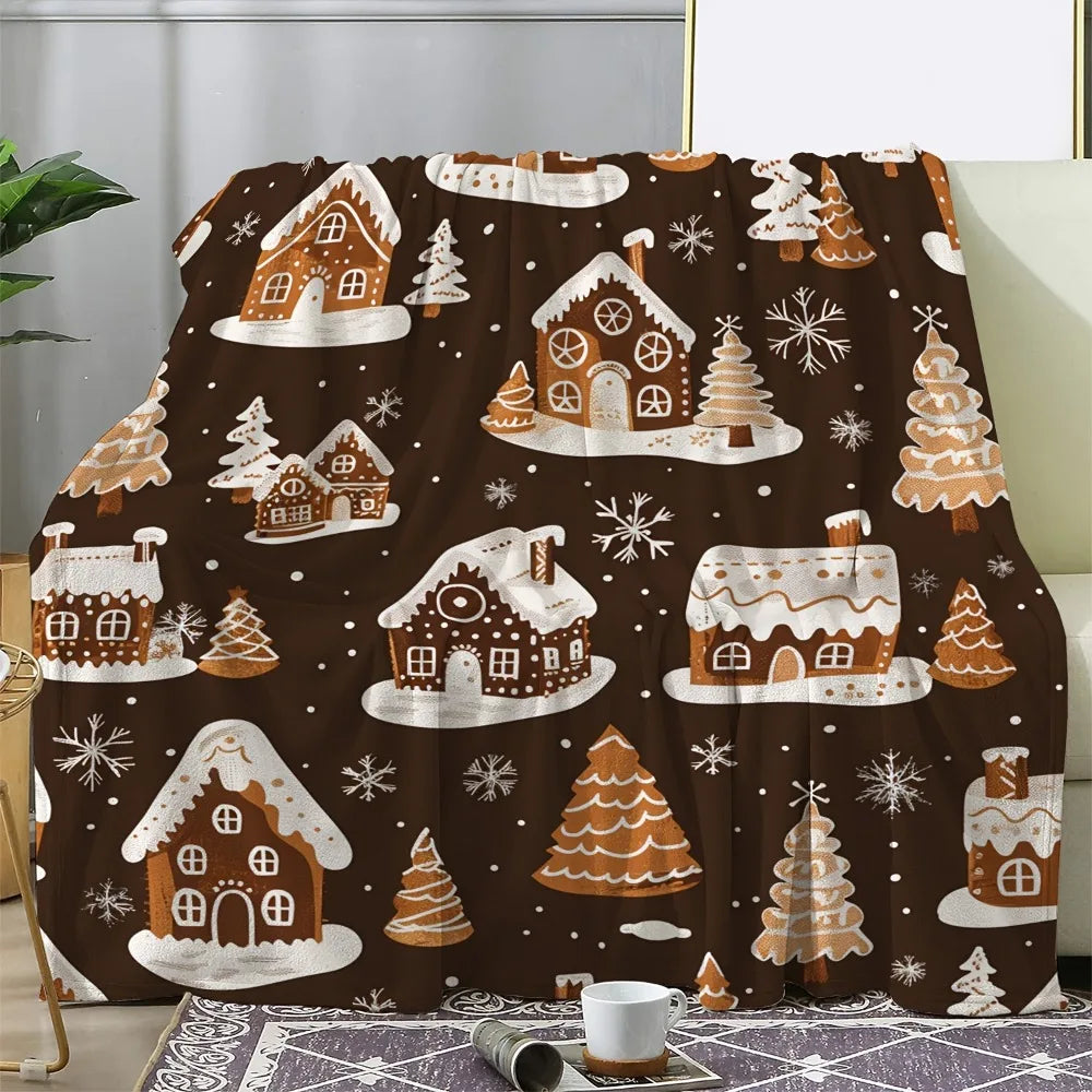 Plaid Noël Biscuit de Noël Festif