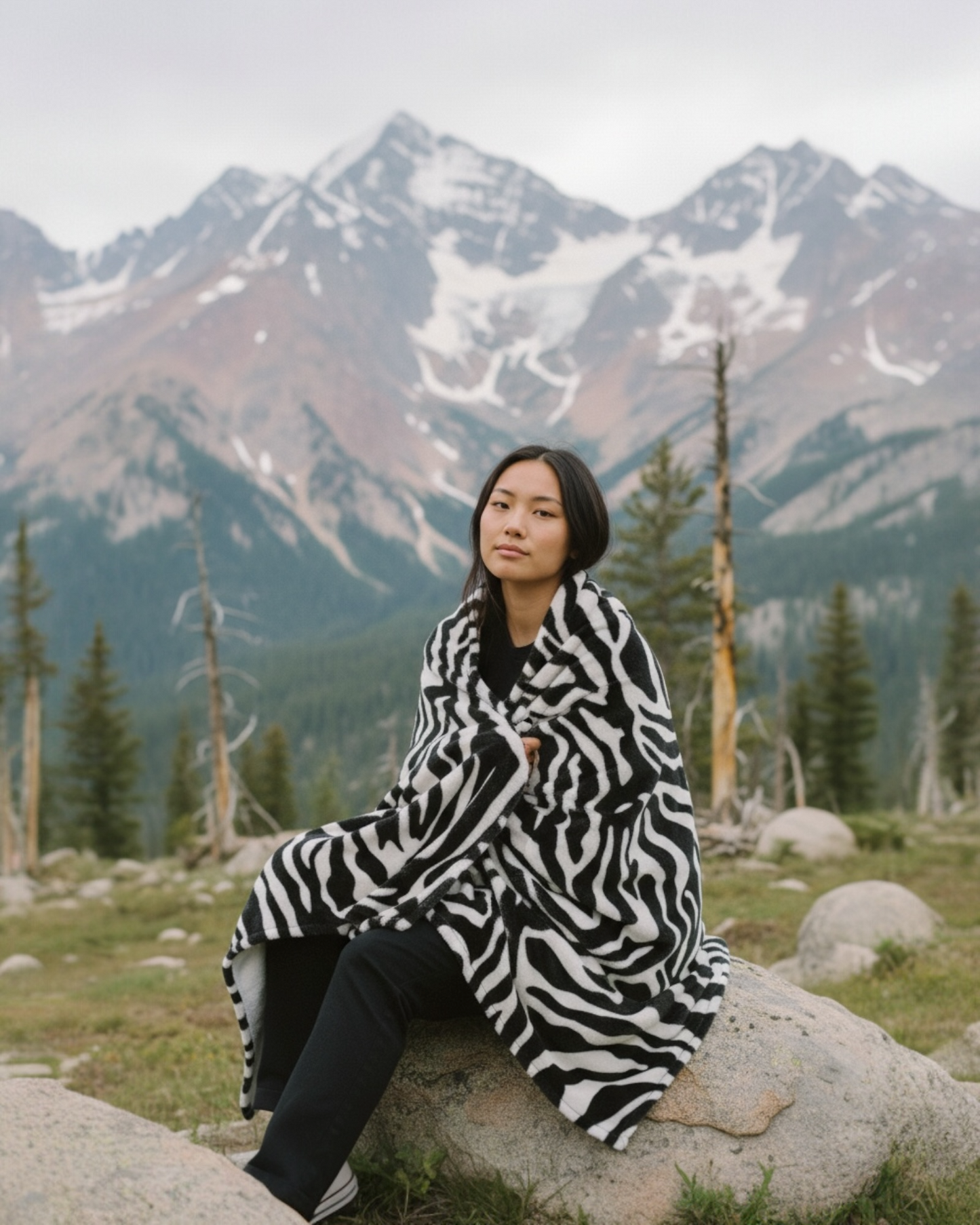 Plaid Polaire Zèbre Aliyah