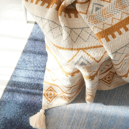 Plaid Nordique Cosy & Trendy  Blanc / 120x150 cm