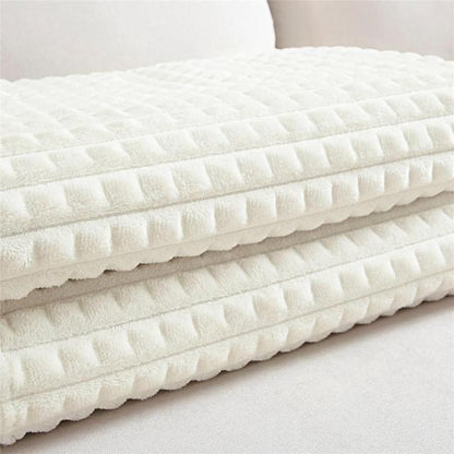 Plaid Polaire Blanc de Luxe  Blanc / 130x150 cm