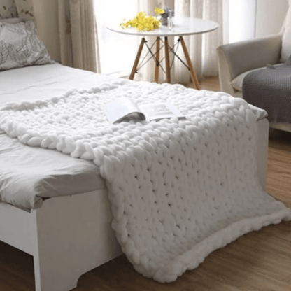 Plaid XXL Maximaliste  Blanc / 200x200 cm