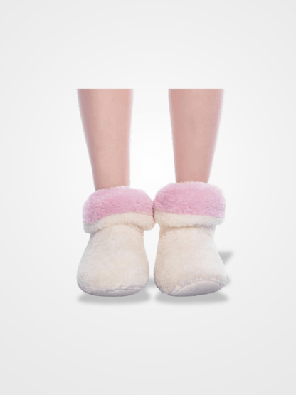 Chausson Chaussette Femme Soleil Douillet  Blanc / 34