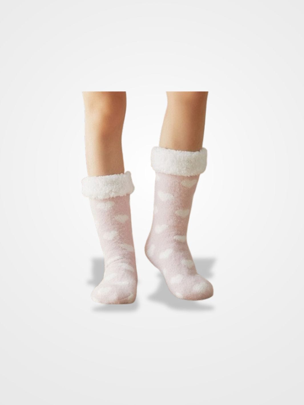 Chausson Chaussette Femme Antidérapant - Confort & Sécurité | JustAplaid Rose / 38.5