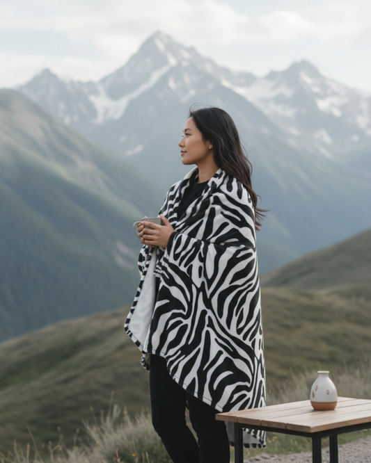 Plaid Polaire Zèbre Aliyah