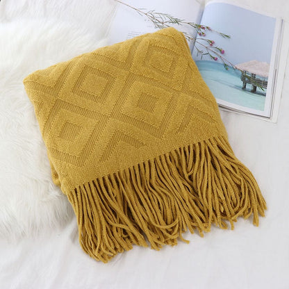 Plaid Hygge Suédois - Édition Limitée  Jaune / Taille M - 130x170 cm