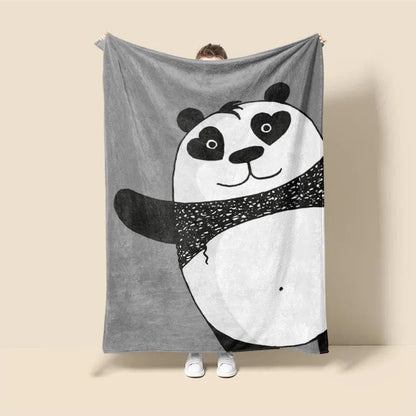 Plaid Personnalisé Ours Polaris Multicolore / Taille L - 150x200 cm (Taille identique à l'image)