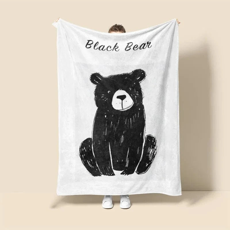 Plaid Personnalisé Ourson Baloo Multicolore / Taille L - 150x200 cm (Taille identique à l'image)