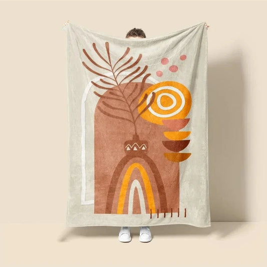 Plaid Personnalisé Art Coloré Multicolore / Taille M - 130x150 cm