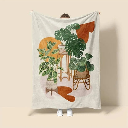 Plaid Personnalisé Chat Simba Multicolore / Taille S - 100x130 cm