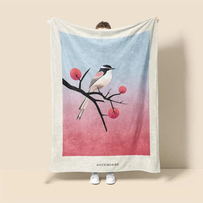 Plaid Personnalisé Hibou Leo Multicolore / Taille S - 100x130 cm