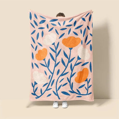 Plaid Personnalisé Tigre Astral Multicolore / Taille S - 100x130 cm