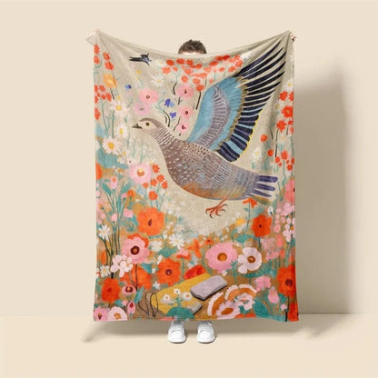 Plaid Personnalisé Mélodie Sauvage Multicolore / Taille S - 75x100 cm