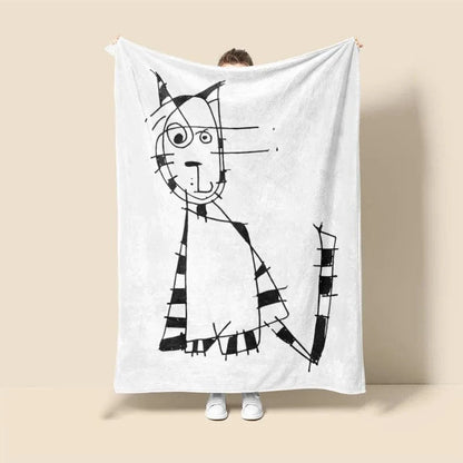 Plaid Personnalisé Ourson Timmy Multicolore / Taille S - 75x100 cm