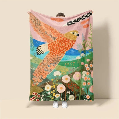 Plaid Personnalisé Paradis Plumé Multicolore / Taille S - 75x100 cm