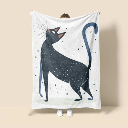 Plaid Personnalisé Tigre Sélène Multicolore / Taille S - 75x100 cm