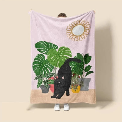 Plaid Personnalisé Vases Envolés Multicolore / Taille S - 75x100 cm